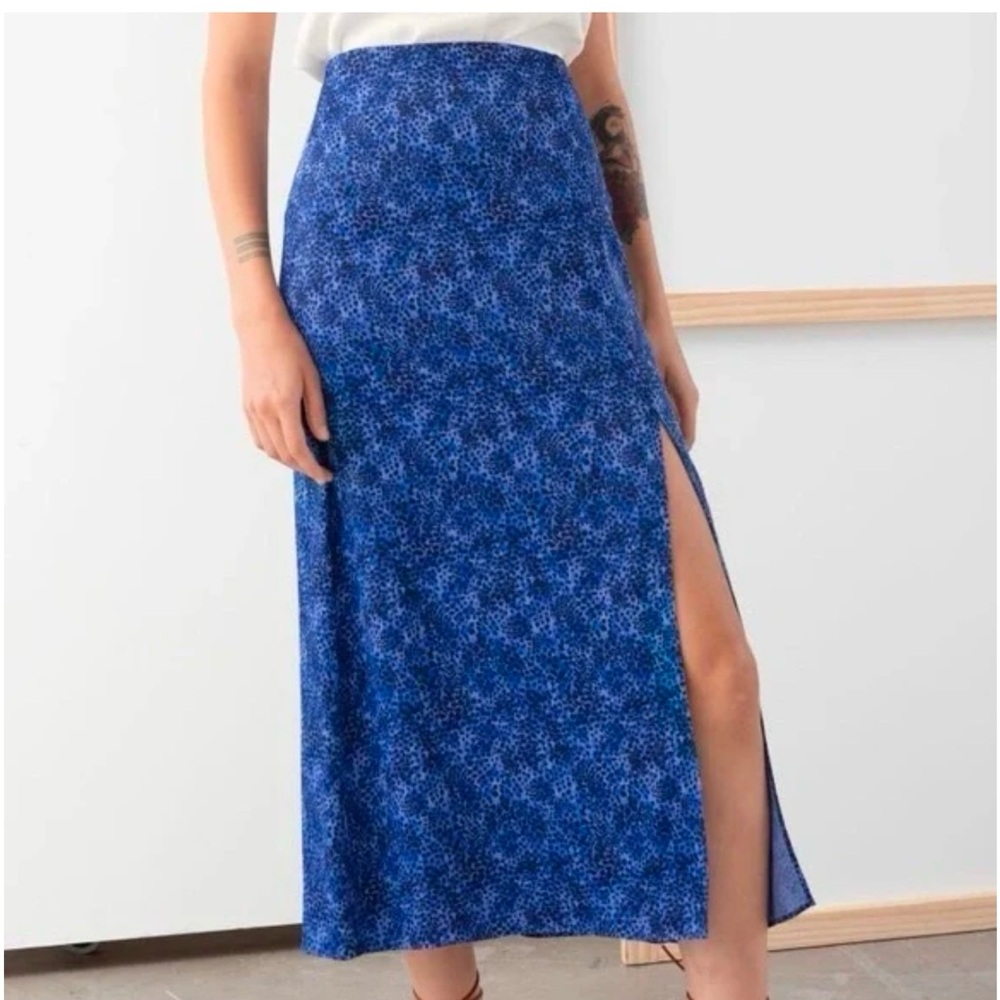 & OTHER STORIES Leopard Print Skirt